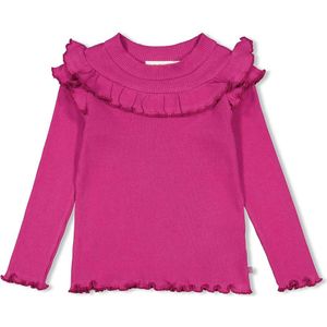 Jubel meisjes longsleeve - Cerise