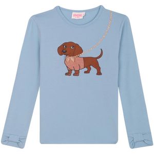 Someone - Longsleeve - Blauw - Voor Meisjes