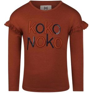 Koko Noko meisjes longsleeve - Cognac