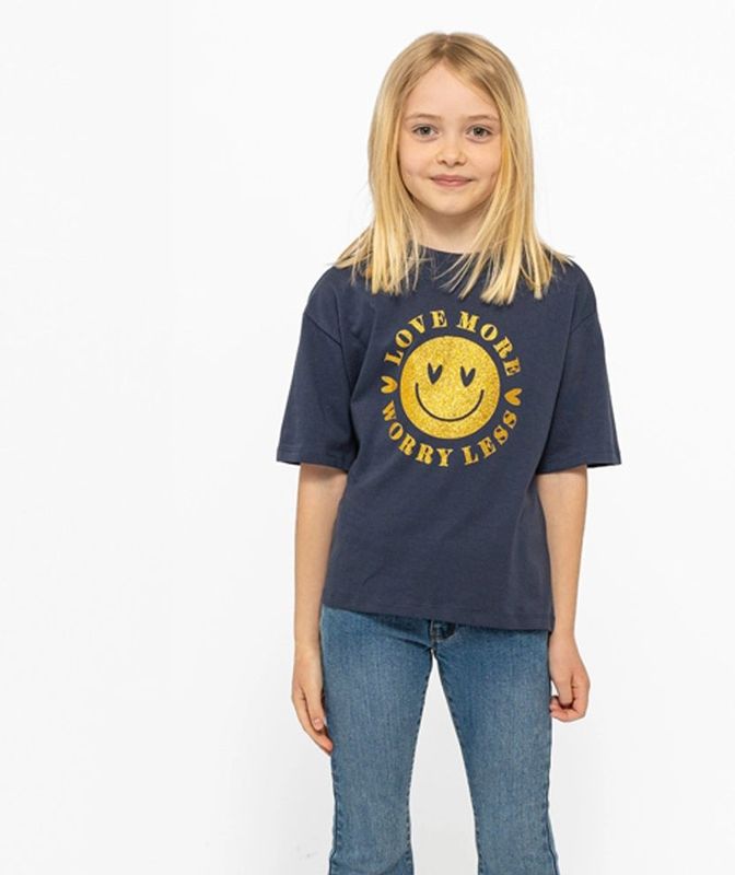 The New meisjes t-shirt - Marine