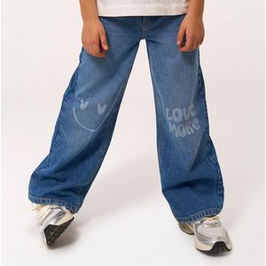 The New - Wide Leg Jeans - Medium Denim - Voor Meisjes