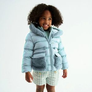 Abel & Lula meisjes winterjas - Blauw