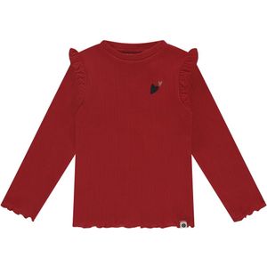 Stains & Stories meisjes longsleeve - Rood