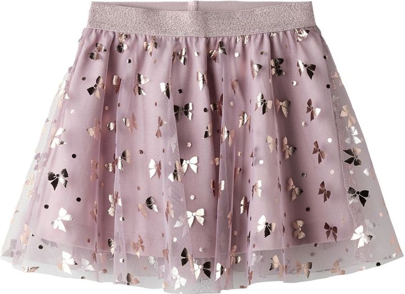 NAME IT - NMFROSALLY - Rok - Goud/Lila - Skaterrok - Kort