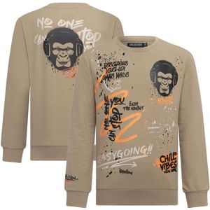 Unlocked jongens longsleeve - Clay