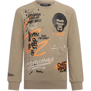 Unlocked jongens longsleeve - Clay