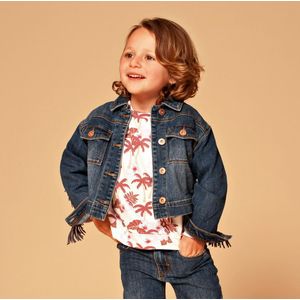 Stains & Stories meisjes spijkerjas - Dark denim
