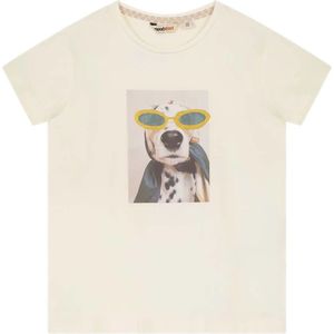 Moodstreet meisjes t-shirt - Ecru