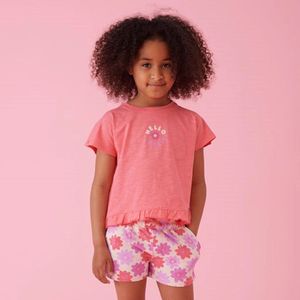 Jubel meisjes t-shirt - Koraal