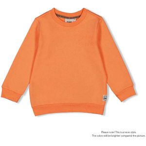 Sturdy jongens sweater - Fel oranje