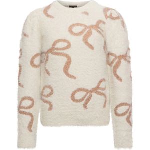 D-zine meisjes trui - Ecru