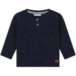 Babyface - T-shirt - Donkerblauw - Baby - Lange Mouwen
