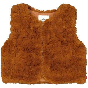 Feetje meisjes gilet - Bruin
