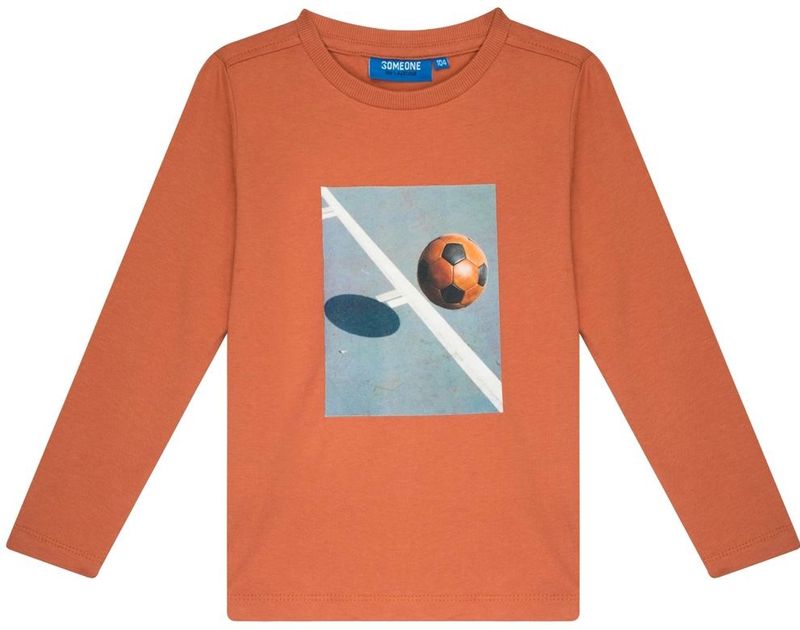 Someone jongens longsleeve - Brique