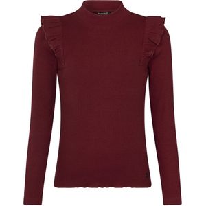 Persival meisjes longsleeve - Wijn rood