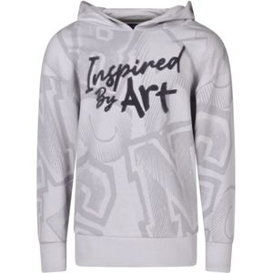 Unlocked jongens hoodie - Licht grijs