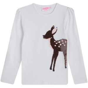 Someone meisjes longsleeve - Naturel