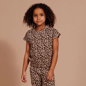 LEVV meisjes t-shirt - Bruin