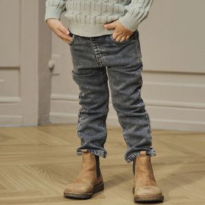 Jeans - Regular Fit - Denim - Verstelbare Taille - Slijtageplekken