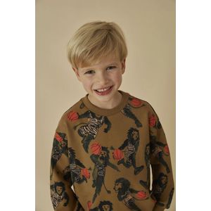 Sturdy jongens sweater - Olijf