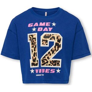 KIDS_ONLY meisjes t-shirt - Kobalt