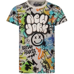 Unlocked jongens t-shirt - Ecru