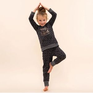 Charlie Choe - Leaves Glitter - Pyjama - Zwart