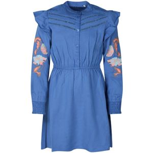 D-zine meisjes jurk - Blauw