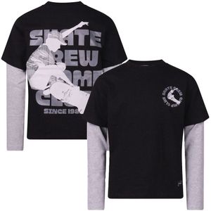 Unlocked jongens longsleeve - Zwart