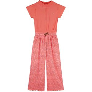 NoNo - Plissé Jumpsuit - Koraal - Meisjes