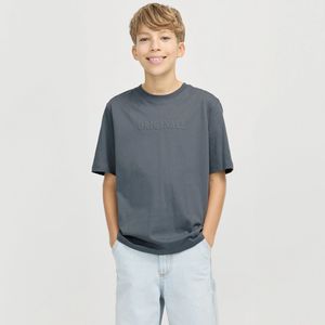 Jack & Jones Junior jongens t-shirt - Antracite