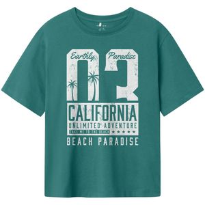 Name It - Jongens T-shirt - Groen - Maat 122-128