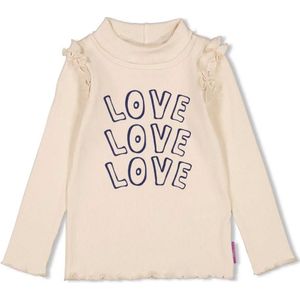 Jubel meisjes longsleeve - Ecru