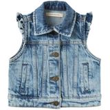 Your Wishes meisjes gilet - Bleached denim