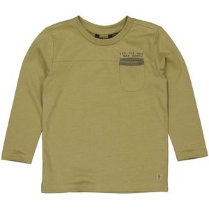 LEVV jongens longsleeve - Olijf