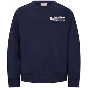 Retour jongens sweater - Marine