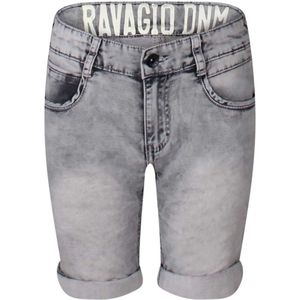 RAVAGIO jongens korte broek - Grey denim
