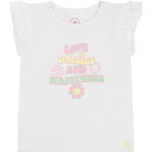 BAKKABOE meisjes t-shirt - Ecru