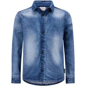 Retour jongens overhemd - Medium denim