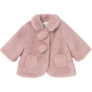Mayoral - Faux Fur Jas - Petal - Tussenjas
