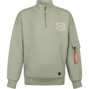 Unlocked jongens sweater - Mos