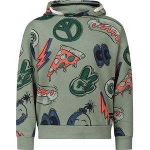 Unlocked jongens hoodie - Mos