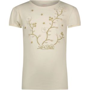 Le Chic meisjes t-shirt - Naturel