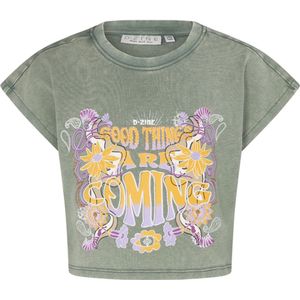 D-zine meisjes t-shirt - Army