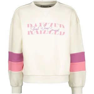 Raizzed meisjes sweater - Wit