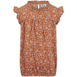 No Way Monday meisjes blouse - Bruin