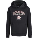Jack & Jones Junior Sweatshirt 'JJARI'  wijnrood / zwart / wit