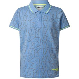 RAVAGIO jongens polo - Pastel blue