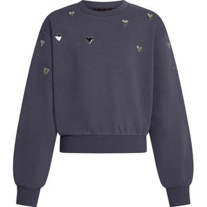 D-zine meisjes sweater - Donker grijs