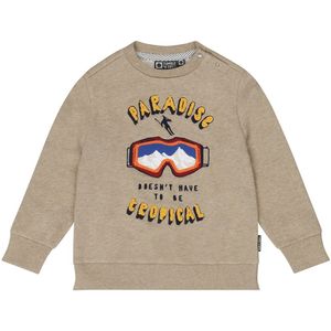 Tumble 'n Dry Lo Sweater Slope met Printopdruk Beige